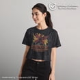thumbnail image 2 of Netflix Junior's Stranger Things Demogorgon Flame Night Art Cropped T-Shirt, 2 of 9