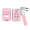 Pink-6 Buttons, variant on Soopcase for Chevy Key Fob Cover, TPU Chevrolet Key Fob Case with Keychain for GMC Chevy Colorado Silverado Suburban Tahoe Silverado Sierra Yukon Canyon Remote Key Vehicle (Pink,6 Buttons)