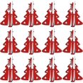 thumbnail image 1 of 12 Pcs Christmas Silverware Holders Set Xmas Table Decorations Christmas Tree Cutlery Holders Pockets, 1 of 5