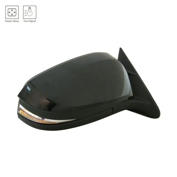 New Aftermarket  Passenger Side Door Mirror Without Heated Glass With Signal 879100E131 fits 2014-2017 Toyota Highlander