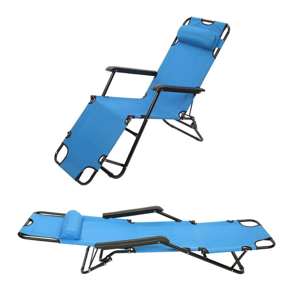 Folding Camping Reclining Chairs,Portable Chair, Lounge Chairs, Patio Outdoor Pool Beach Lawn 