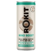 ROKIT's Mind Boost Cold Brew Coffee & Oat Milk Latte | Pack of 3| 100% Arabica | Ready to Drink Can