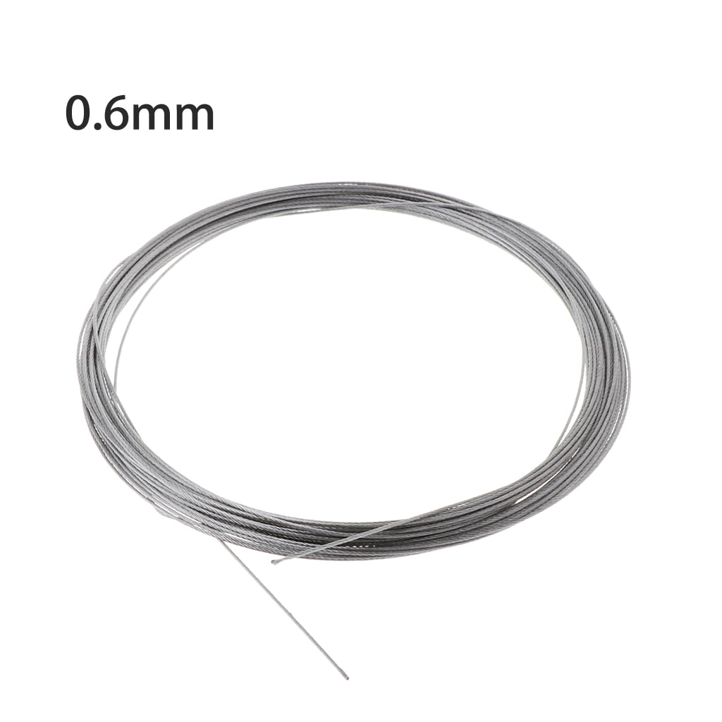 Flexible wire rope 1mm to 6mm thick steel wire rope soft cable rust clothes line 