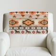 thumbnail image 5 of SCRAWLGOD American Tribal Horse Beige Orange 3 Pcs Headrest Cover for Recline Chair Non Slip Headrest Protector Sofa Head Rest Covers with Adhesive Backed Hook and Loop,17x27in, 5 of 7