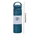 thumbnail image 2 of Vacuum Insulated Coffee Cup with Double Lid Leak Proof Design for Hot Cold Beverages Portable Travel Mug, 2 of 7