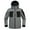 Gray, variant on Men's Windbreaker Jacket Zip Front Windbreaker Jacket Fashion Casual Windproof Warm Jacket Long Sleeve Hooded Casual Outwear Black 2XL