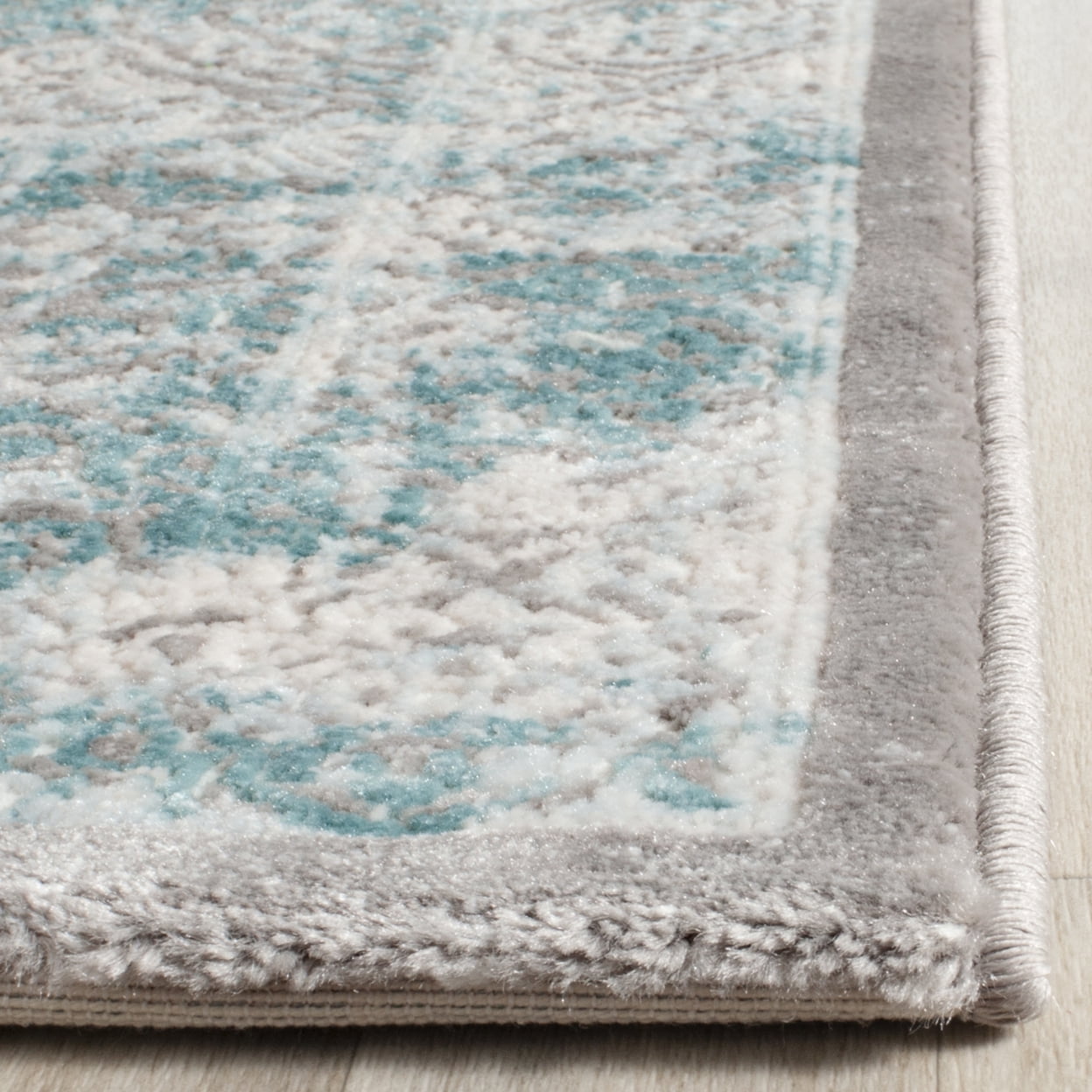 SAFAVIEH Passion Karena Oriental Runner Rug, Turquoise/Ivory, 2'2" x 16'