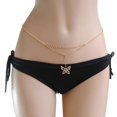 thumbnail image 2 of Crystal Butterfly Body Chains Vientre Faldas de Cadera Borla cinturo Cadenas Cinturones Accesorios Cuerpo Joyas para, 2 of 9
