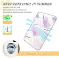 thumbnail image 5 of Pet Cooling Pad Foldable Self Cooling Mat Breathable Pet Cushion Sleep Pad for Dogs and Cats Grunge Shapes S, 5 of 9