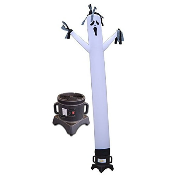 LookOurWay Ghost 10-Feet Tall Air Dancers Inflatable Tube Man Complete Set with 1/2 HP Sky Dancer Blower