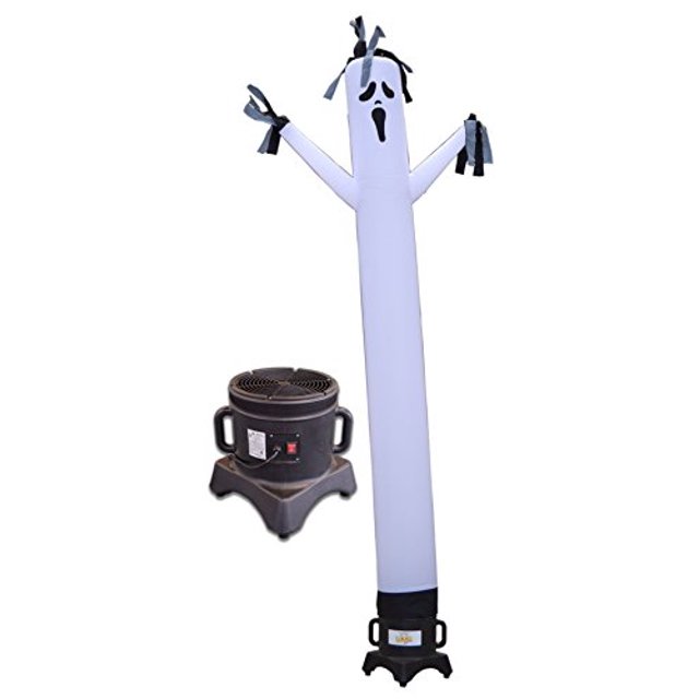 LookOurWay Ghost 10-Feet Tall Air Dancers Inflatable Tube Man Complete Set with 1/2 HP Sky Dancer Blower