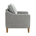 thumbnail image 4 of Studio Living Sanborn Modern Arm Chair, Gray Woven Fabric, 4 of 9