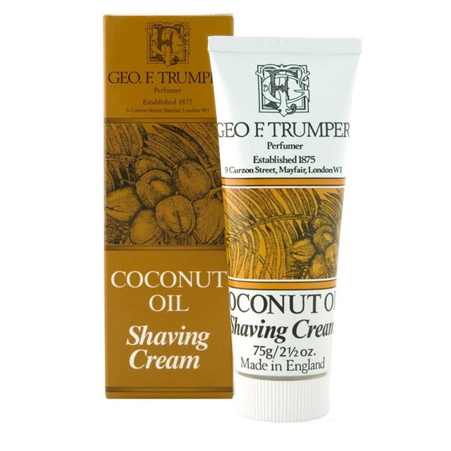 Geo F. Trumper Crema de Afeitar Suave con Aceite de Coco 75 Gramos