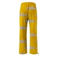 thumbnail image 5 of Linen Pants For Women, Vintage Art Printed Wide Leg Trousers, Casual Loose Daily Bottoms With Unique Pockets, 5 of 5
