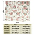 thumbnail image 3 of Pink -Flower Blanket Gifts For Kids Adults - Lightweight Throw Blanket For Bedroom Living Room Decor Soft Fuzzy Fleece Cozy Plush Bed Couch 40"X30", 3 of 7