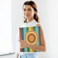thumbnail image 6 of FORMRS 3 Ring Binder 1.5 inch with Pockets Clip Board 200 Sheets Capacity, Colorful Stripes, 6 of 8