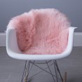 thumbnail image 2 of Super Area Rugs, Genuine Australian Sheepskin Pink Fur Rug, Single Pelt, 2ft. X 3ft., 2 of 2