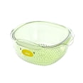 thumbnail image 1 of Colador de cocina, cuenco resistente y multifuncional para limpiar frutas y alimentos. verde pequeño, 1 of 9