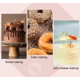 thumbnail image 4 of Injueey Moldes para pasteles, 7 agujeros, molde para hornear con asa, utensilios para hornear, galletas redondas, decoración, herramienta hecha a mano, Herramientas y accesorios para hornear Rosa Injueey HA080596-02, 4 of 6