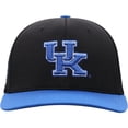 thumbnail image 2 of Men's Top of the World Black/Royal Kentucky Wildcats Two-Tone Reflex Hybrid Tech Flex Hat, 2 of 4