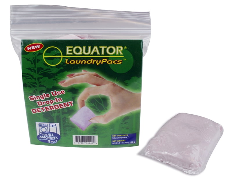 Equator LaundryPac Detergent Bag /Case