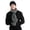 Black, variant on Winter Hats for Men Women Unisex 3-Piece Set with Beanie Scarf and Touchscreen Gloves, Thick Warm Thermal Marled Knit Skull Cap with Letter Label Cold Weather Gear for Chilly Morning Commute Apparel