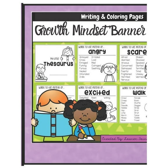 Growth Mindset Banner: Goal Setting and Reflection Journals for Kids (Paperback)