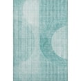 thumbnail image 2 of Addison Rugs Mayfield Washable Transitional Modern Teal Rectangle Rug, 10' x 14', 2 of 6