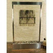 Adagio GRC2050 Grandeur River Center Mount Free Standing Fountain - Stainless Steel-Clear-Glass