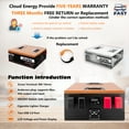 thumbnail image 5 of Cloudenergy 24V 150Ah LiFePO4 Deep Cycle Lithium Battery with 100A Bms, 3.84kWh, for Solar System, RV, Marine, Backup, 5 of 7