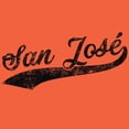 thumbnail image 2 of San Jose Baseball Script - Hometown Pride, Pitcher Hoodie - X-Large - Orange, 2 of 6