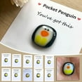 thumbnail image 6 of JilgTeok Clearance A Little Pocket Penguin Hug Mini Cute Pocket Personalised Engraved Penguin Hug Animal Decoration Special Encourage Birthday Wedding Party Valentines Penguin Gift Decoration(0.9*1in), 6 of 6