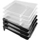 thumbnail image 1 of Great Andrew Paquete de 6 revestimientos para bandejas de pintura de 9 pulgadas, 3 bandejas de plástico resistente con 3 revestimientos desechables para bandejas de pintura, bandejas para rodillos de, 1 of 1
