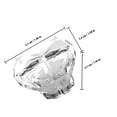 thumbnail image 2 of QUMIIRITY 3Ud Botones Para Inodoro Multifuncionales Transparente Con Forma, 2 of 8