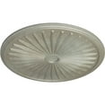 thumbnail image 3 of 33 1/8"OD x 3 1/2"ID x 1 3/8"P Leandros Ceiling Medallion (Fits Canopies up to 5"), Hand-Painted Flash Gold, 3 of 6