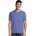 thumbnail image 1 of Hanes T-Shirt à Manches Courtes Teint en Pièce ComfortWash pour Hommes avec Poche, P, Bleu Deep Forte, 1 of 1