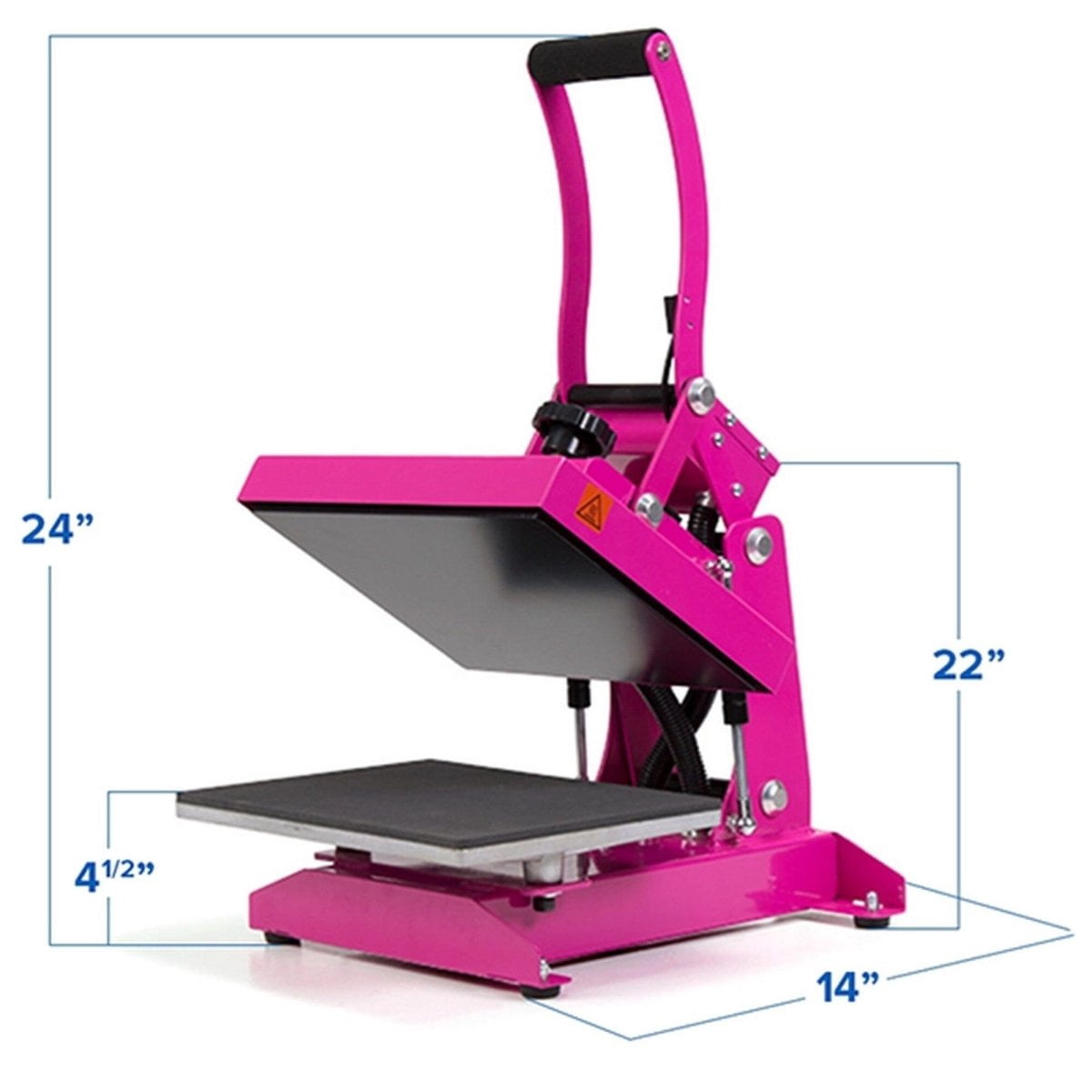 Pink Pro Craft Heat Press 9" x 12" Bundle