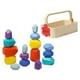 thumbnail image 3 of Equilibrio apilamiento de piedras rocas Montessori clasificación juegos de apilamiento con caja de almacenamiento coloridos bloques de construcción, 3 of 9