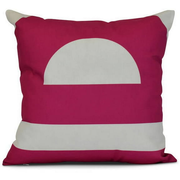 Simply Daisy, Lock, Geometric Print Outdoor Pillow