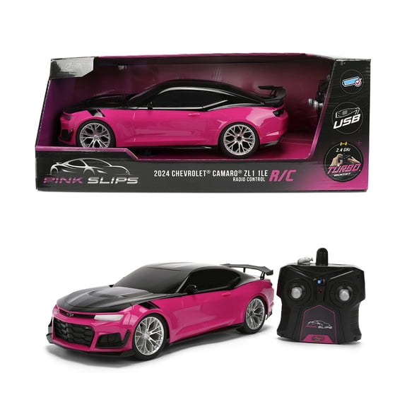 Pink Slips 1:16 2024 Chevy Camaro Zl1 1LE RC Radio Control Cars, Plastic, 6 