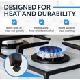 thumbnail image 3 of 20pcs- Compatible Grate Rubber Feet Bumpers - Heat-Resistant Material, Works with Many Gas Stove Burner Grates suitable for WB02T10461AP2622260, 3 of 5