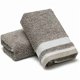 thumbnail image 1 of wonima44 YiLUOMO Blue Hand Towel Set of 2 100% Cotton Waffle Striped Weave Quick Dry Kitchen Towels Ultra Absorbent Lightweight Bathroom Hand Towels 13" X 29", 1 of 1