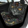 thumbnail image 3 of Tutolipy Boho Cats Print Car Seat Cover Full Set, Soft Breathable Front Seat Rear Backrest Cover Soft Rear Bottom Bench Cover, All Weather Protector, Universal Fit Car Interior Accessories, Set of 4, 3 of 3