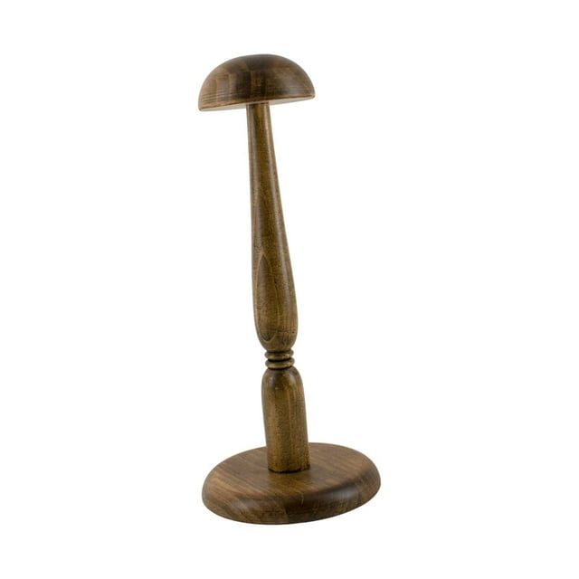 Soporte de pedestal de sombrero de madera perfecl Perchero