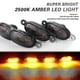 thumbnail image 3 of 4 luces LED para parrilla delantera de coche, estilo Raptor, luz LED ahumada, color ámbar y blanco, para Ford F150 2010-2014 y Ford Raptor 2004-2019, 3 of 4