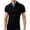 Black, variant on CIENVNSTG Short Sleeve Shirts for Men Casual Slim Fit Fashion Color Block Cotton Shirt Tops Black 5XL