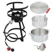 Ktaxon Propane Outdoor Fryer Fish Frying/Boiling Turkey Fryer Pot 10QT