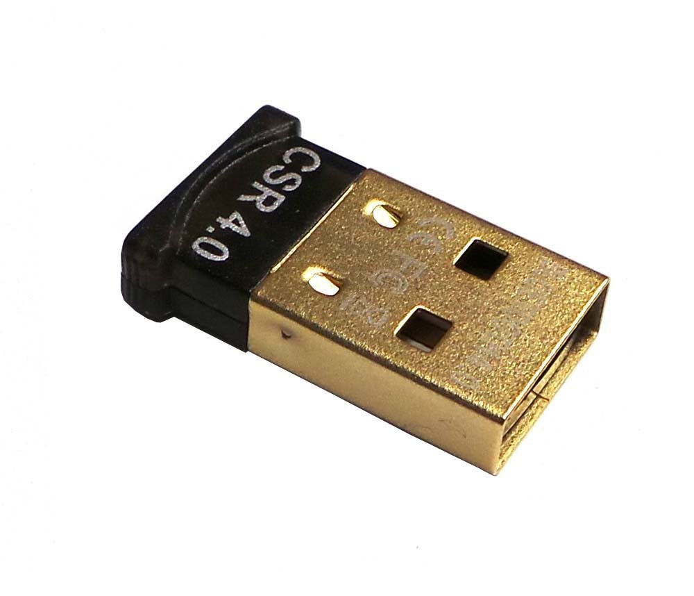 Bluetooth 4.0 USB Adapter Gold Plated Micro Dongle 33ft/10m Compatible with Windows 10,8.1/8,7,Vista, XP, 32/64 Bit for Desktop , Laptop, computers - image 2 of 8
