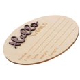 thumbnail image 1 of Baby Birth Announcement Sign Newborn Name Sign for Baby Photography Prop 2pcs Wooden Sign, 1 of 4