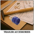 thumbnail image 3 of Phenofice 1Pcs Rv Trailer Hitch Trailer Plug Holder Blue Plastic Iron Compact Accessories Power And Signal Connection, 3 of 8